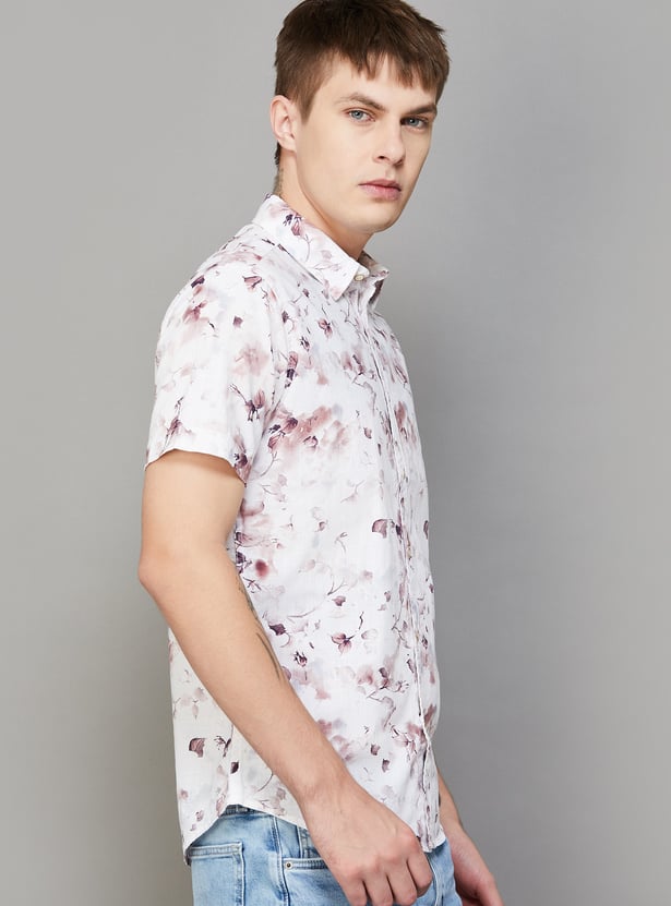 PEPE JEANS Floral Print Regular Fit Shirt