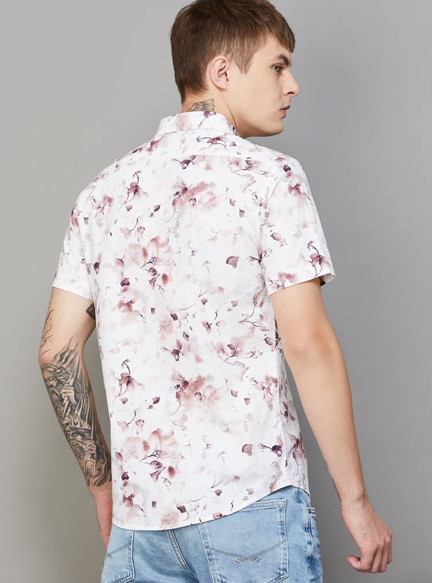 PEPE JEANS Floral Print Regular Fit Shirt