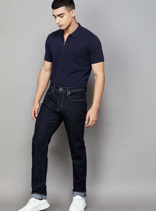 PEPE JEANS Textured Polo T-shirt