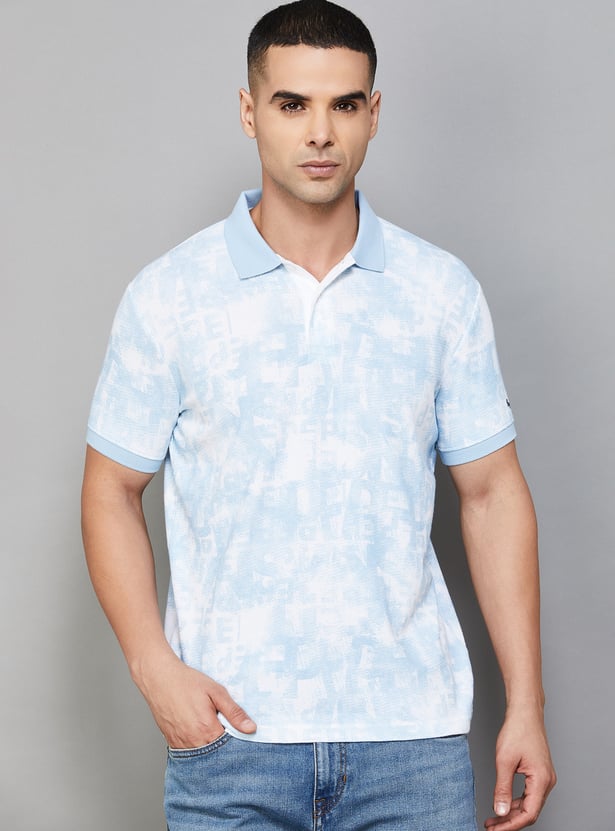 PEPE JEANS Printed Polo T-shirt
