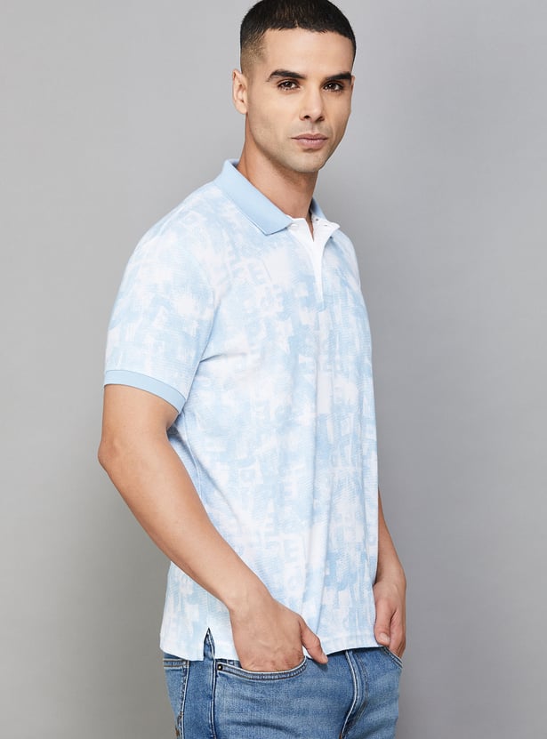 PEPE JEANS Printed Polo T-shirt