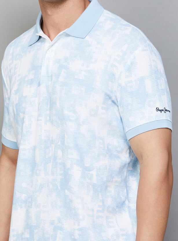 PEPE JEANS Printed Polo T-shirt