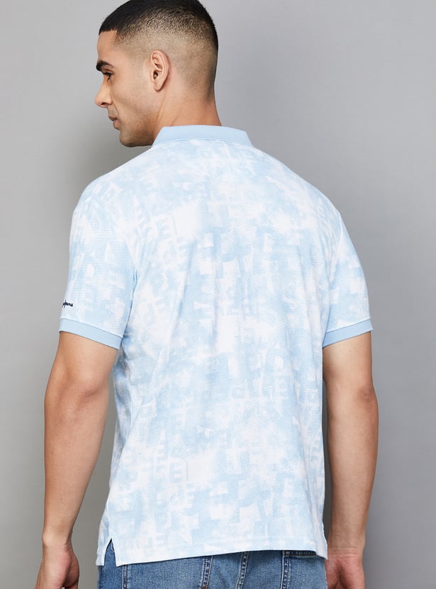 PEPE JEANS Printed Polo T-shirt