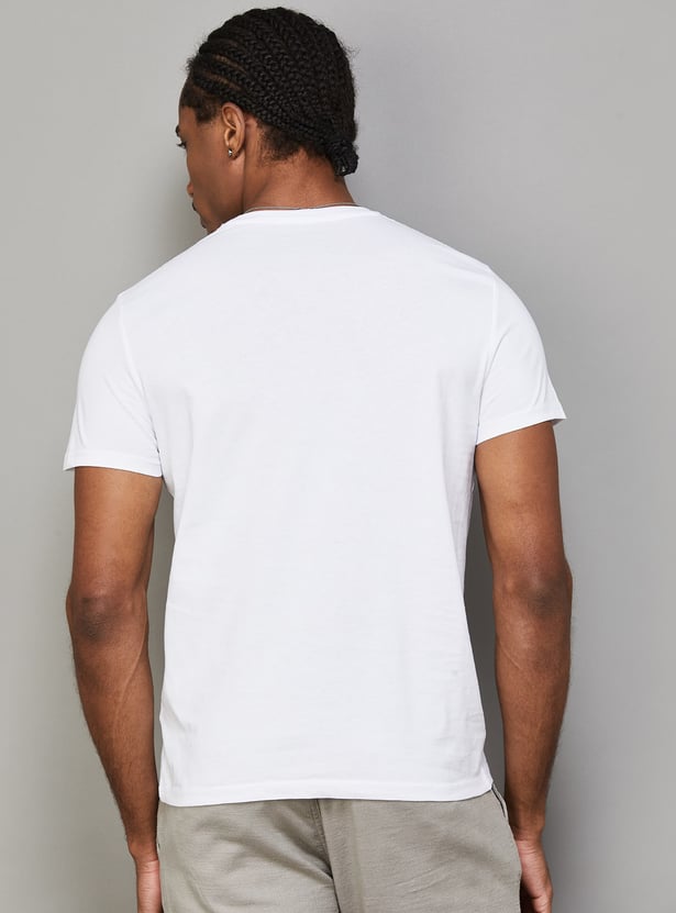 PEPE JEANS Printed Crew Neck T-shirt