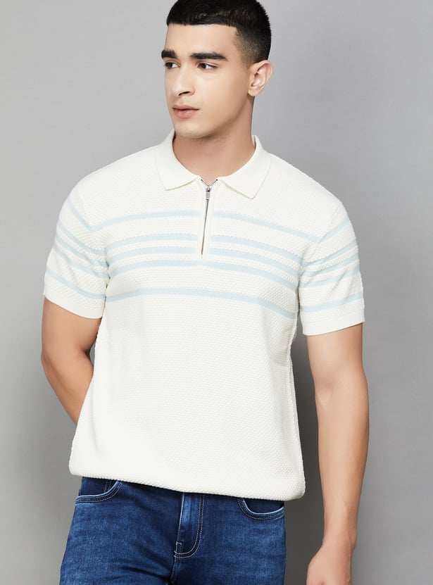 PEPE JEANS Striped Polo T-shirt