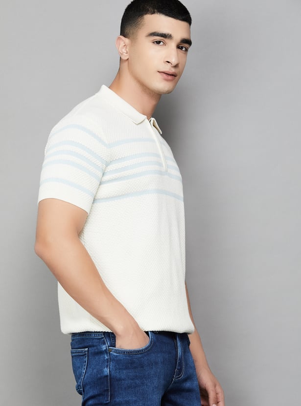 PEPE JEANS Striped Polo T-shirt