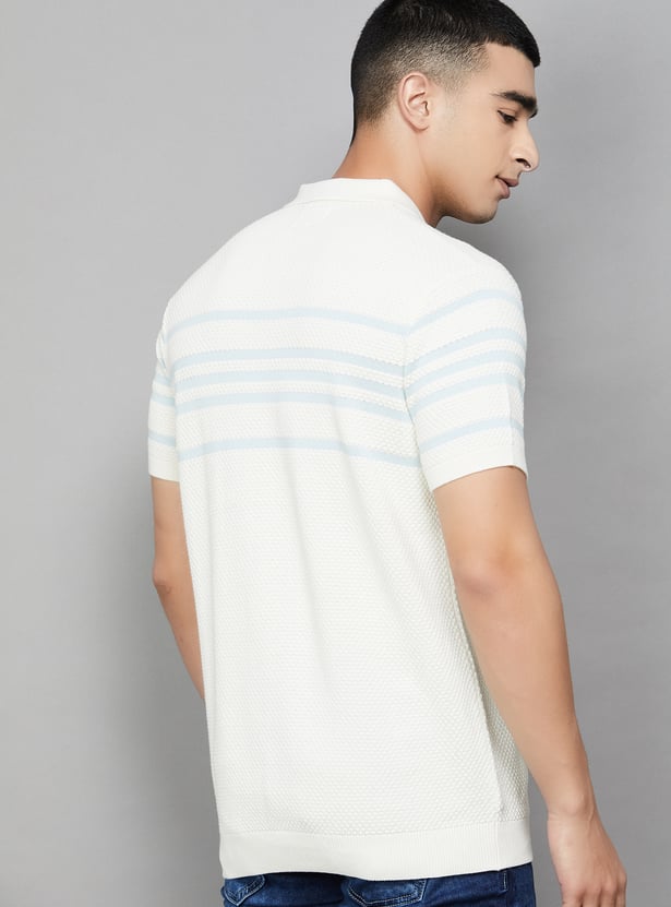 PEPE JEANS Striped Polo T-shirt