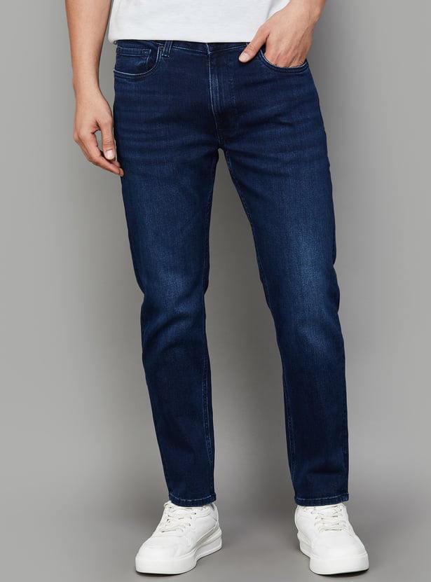 LP JEANS Washed Regular Straight Jeans