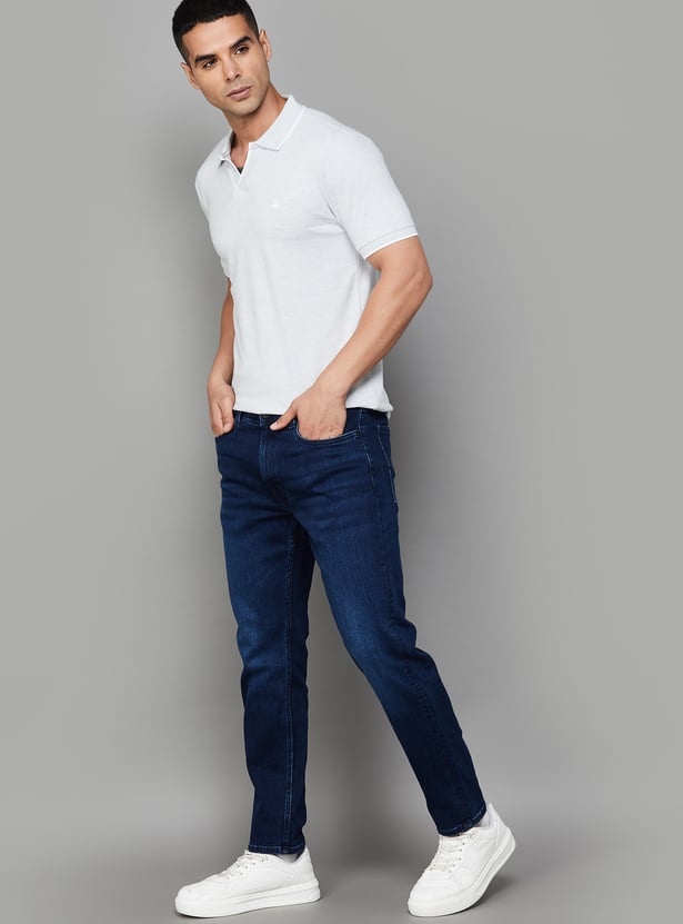 LP JEANS Washed Regular Straight Jeans