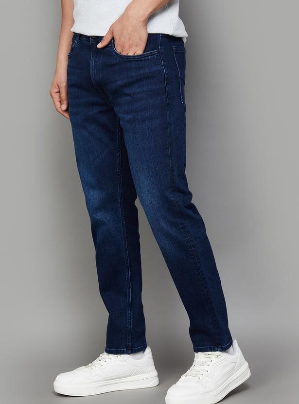 LP JEANS Washed Regular Straight Jeans