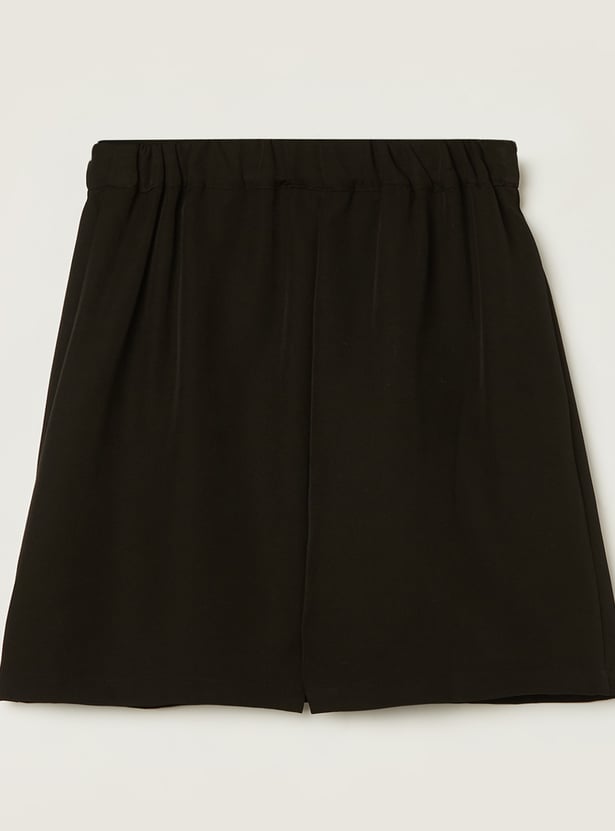 PEPPERMINT Girls Embellished Top with Skirt Set
