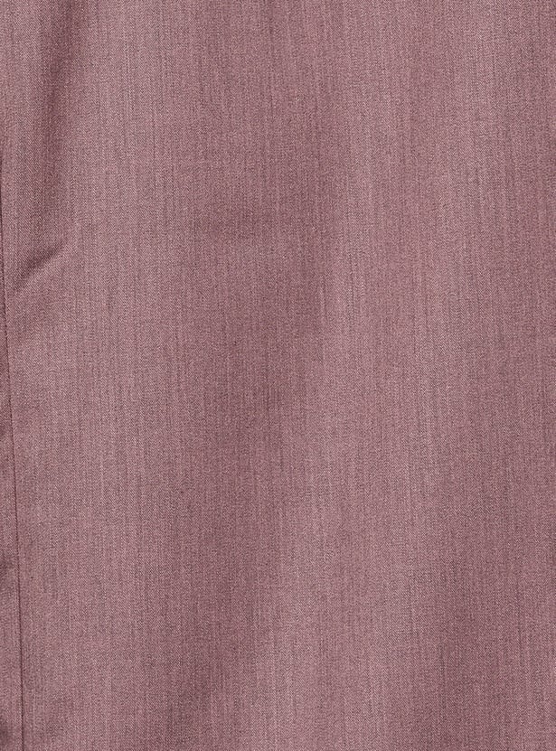 V DOT Solid Slim Fit Shirt