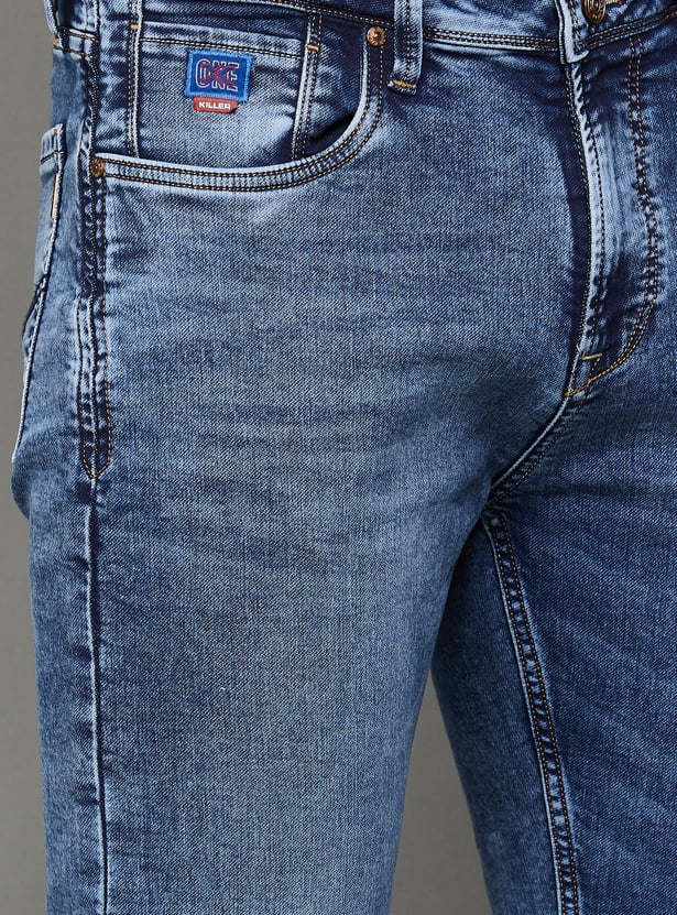 KILLER Washed Regular Straight Jeans