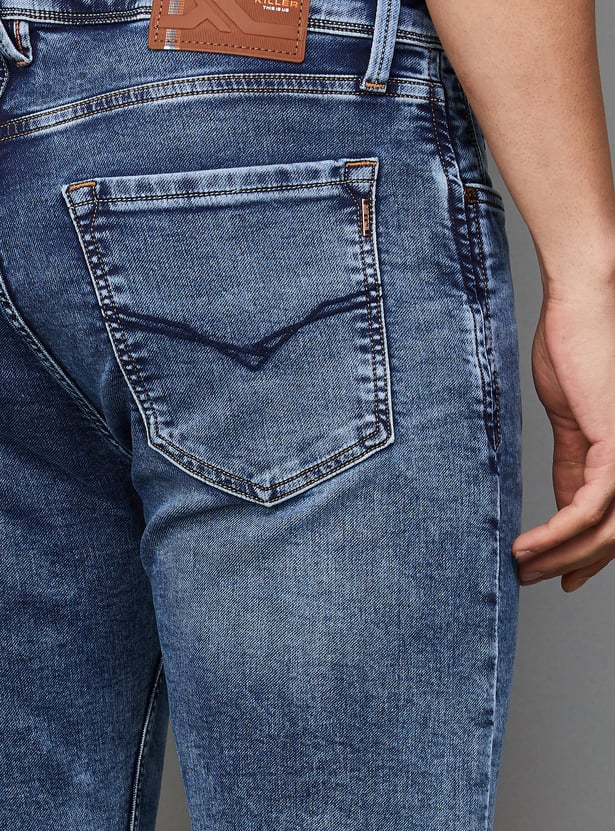 KILLER Washed Regular Straight Jeans