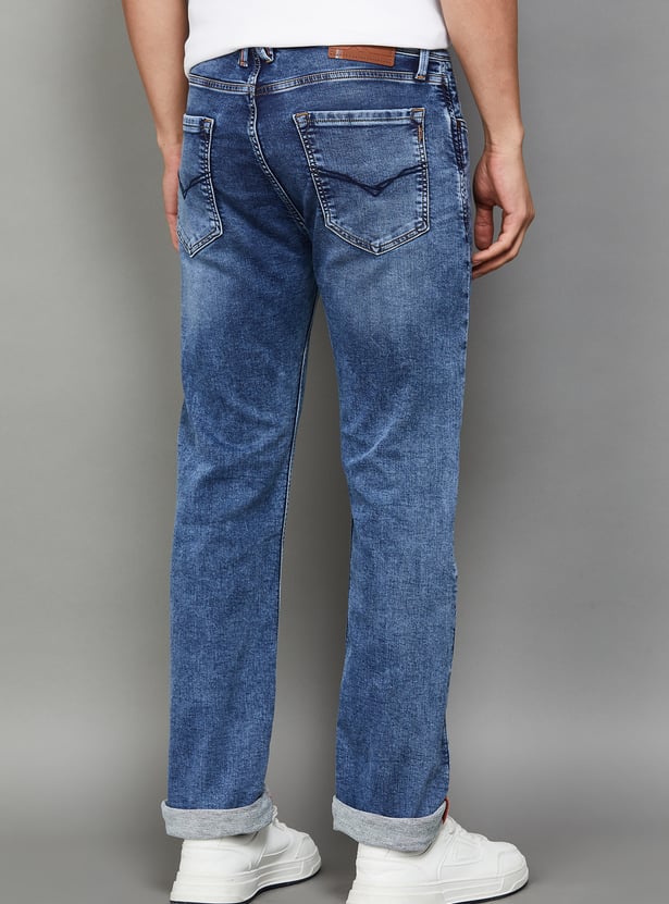 KILLER Washed Regular Straight Jeans