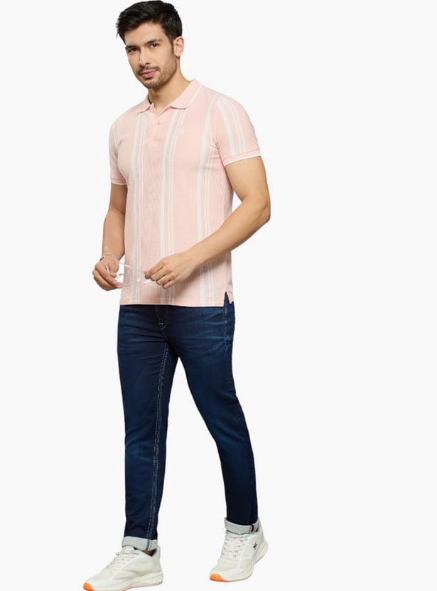KILLER Striped Polo T-shirt