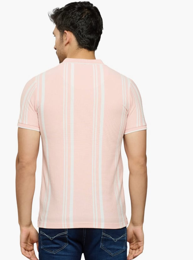KILLER Striped Polo T-shirt