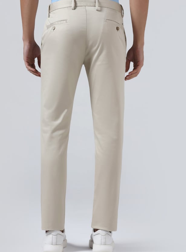 BLACKBERRYS Solid Regular Fit Trousers