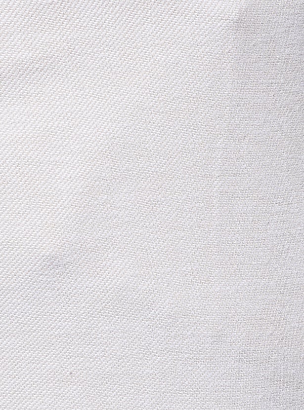 CODE Solid Regular Fit Trousers