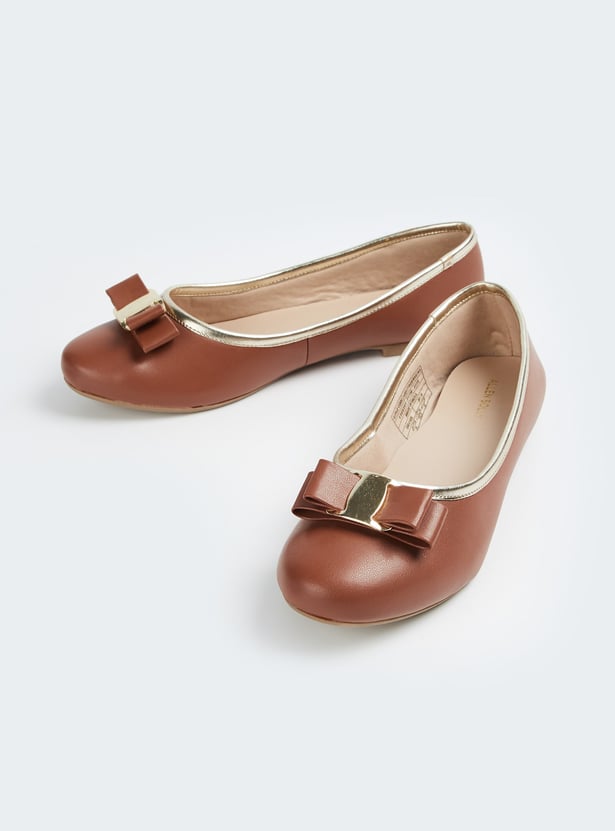 ALLEN SOLLY Bow Detail Ballerinas