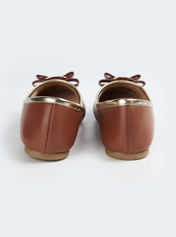 ALLEN SOLLY Bow Detail Ballerinas