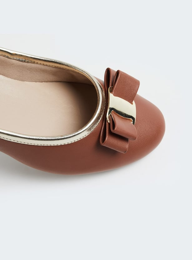 ALLEN SOLLY Bow Detail Ballerinas