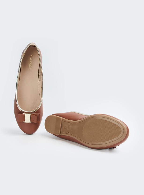 ALLEN SOLLY Bow Detail Ballerinas