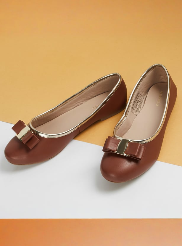 ALLEN SOLLY Bow Detail Ballerinas