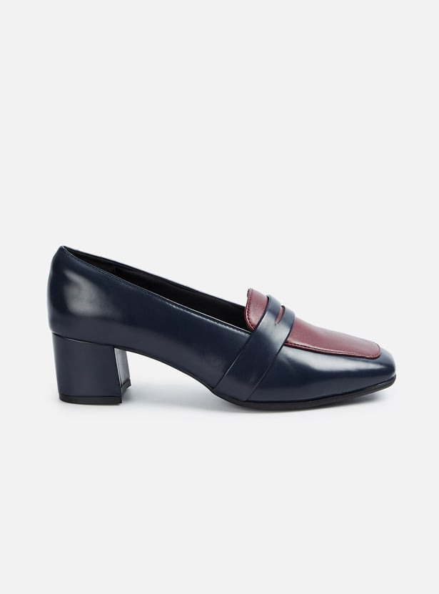 ALLEN SOLLY Solid Block Heels