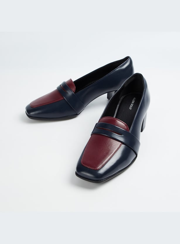 ALLEN SOLLY Solid Block Heels