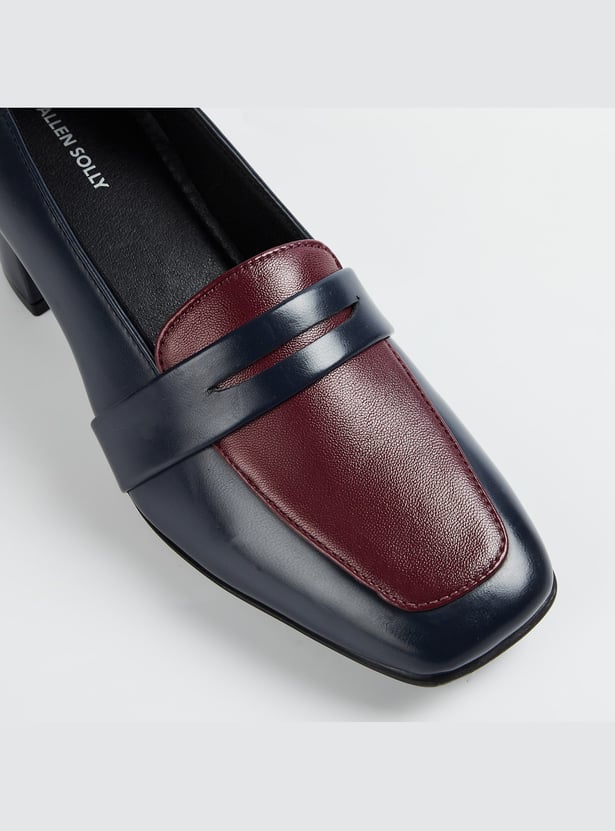 ALLEN SOLLY Solid Block Heels