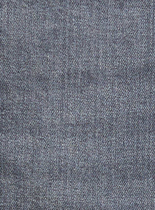 FLYING MACHINE Washed Slim Straight Jeans