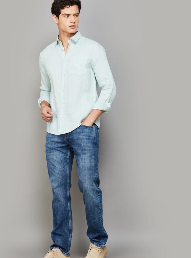 FLYING MACHINE Washed Slim Tapered Jeans
