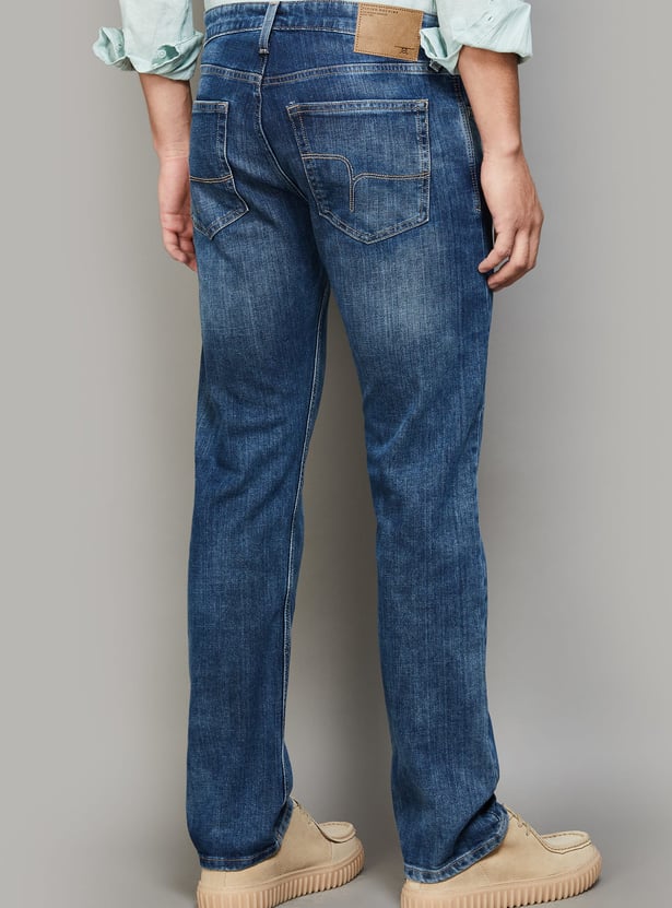 FLYING MACHINE Washed Slim Tapered Jeans