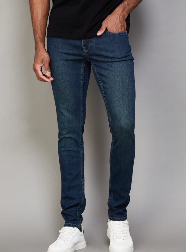 FLYING MACHINE Darkwashed Jackson Jeans (Super Skinny)