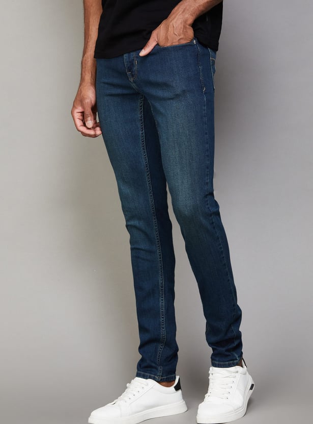 FLYING MACHINE Darkwashed Jackson Jeans (Super Skinny)