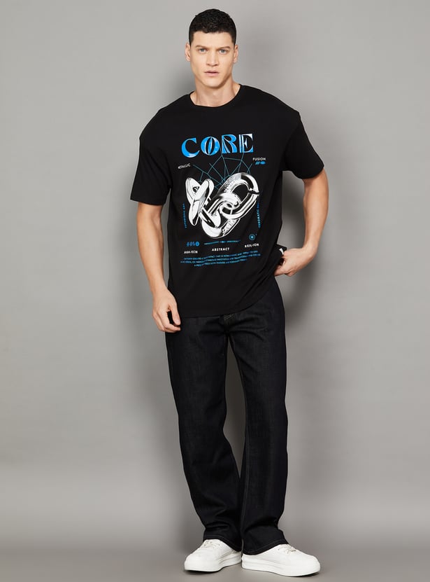 FLYING MACHINE Solid F55 Cobain Jeans (Comfort)