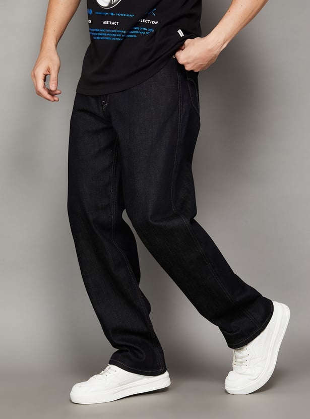 FLYING MACHINE Solid F55 Cobain Jeans (Comfort)