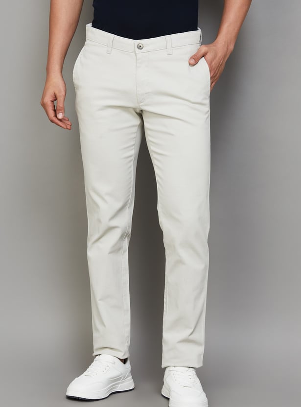 LP SPORT Solid Slim Fit Trousers