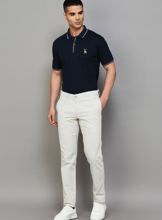 LP SPORT Solid Slim Fit Trousers