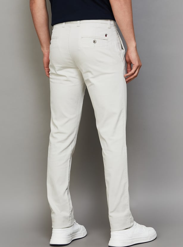 LP SPORT Solid Slim Fit Trousers
