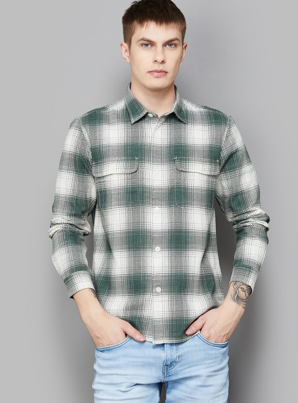 FLYING MACHINE Checked Regular Fit Shirt