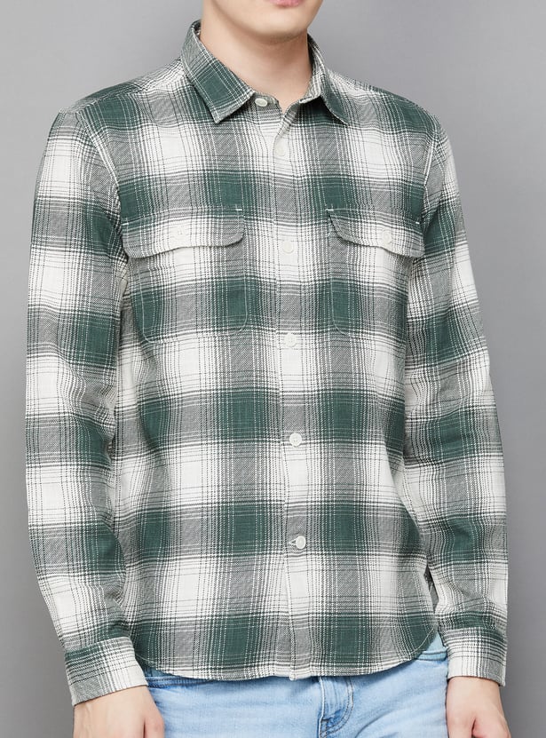 FLYING MACHINE Checked Regular Fit Shirt