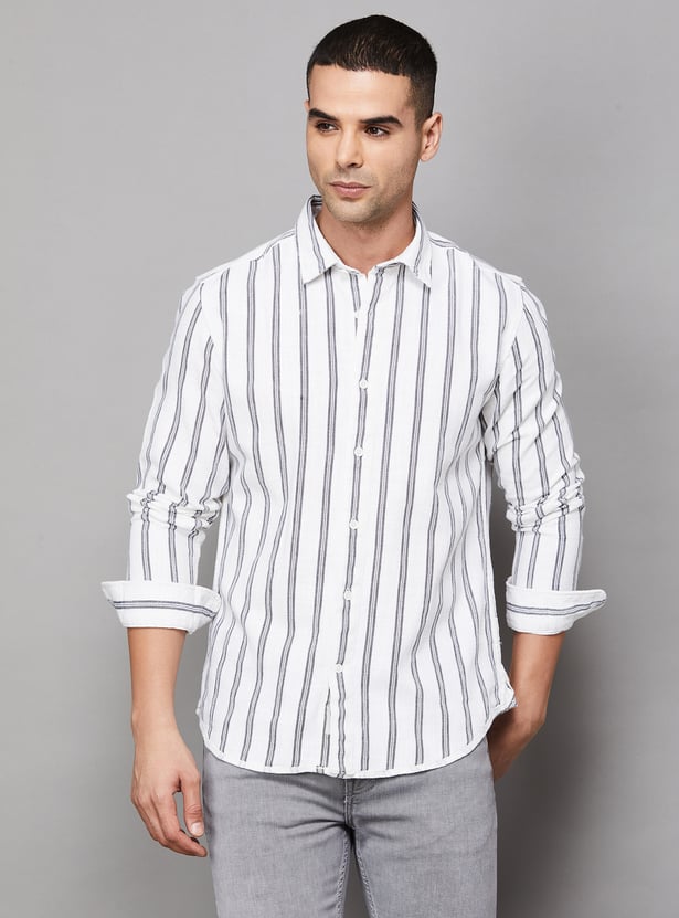 FLYING MACHINE Striped Regular Fit Shirt