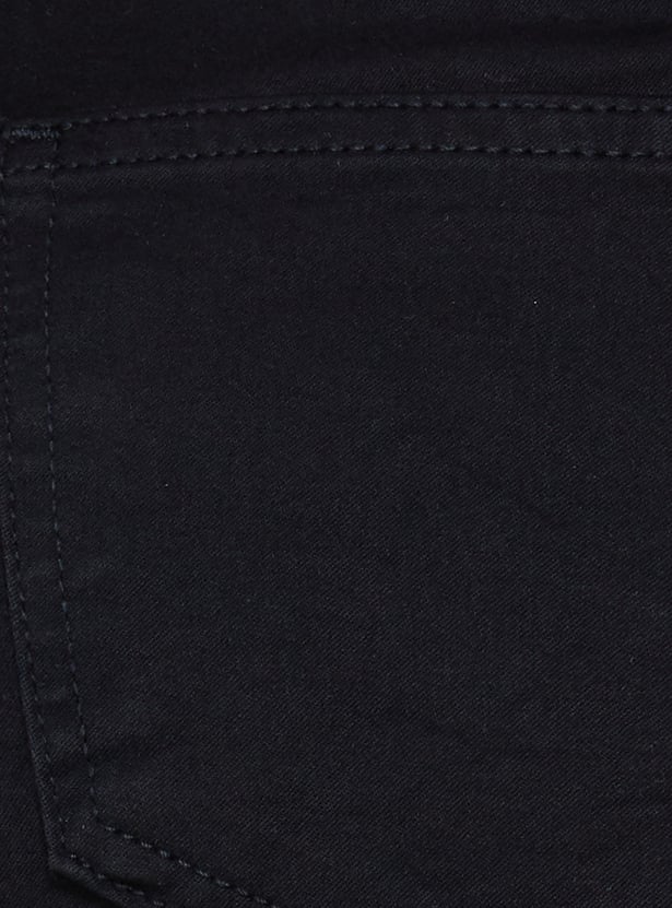 KRAUS Solid Wide Leg Jeans