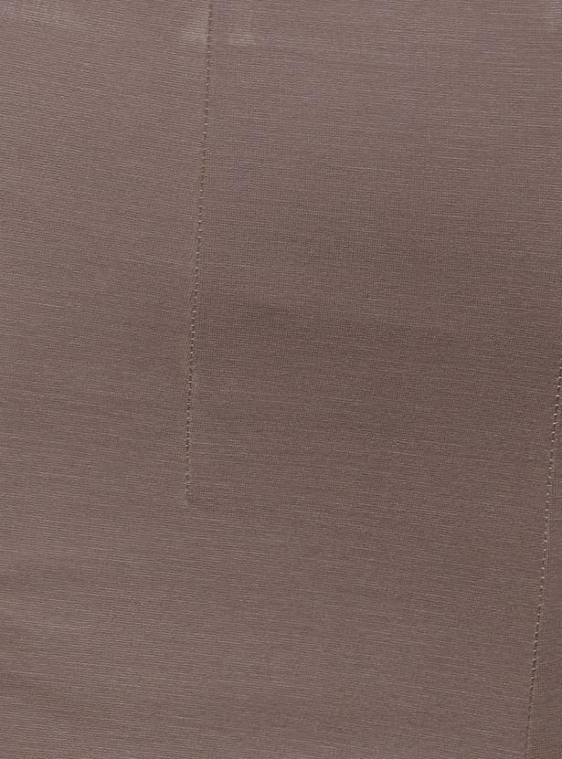 KRAUS Solid Wide Leg Trousers