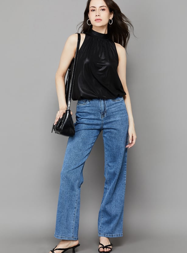 AND Solid Halter Neck Top