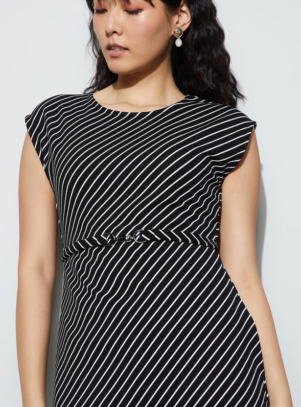 CODE CLASSIC Striped Sheath Dress