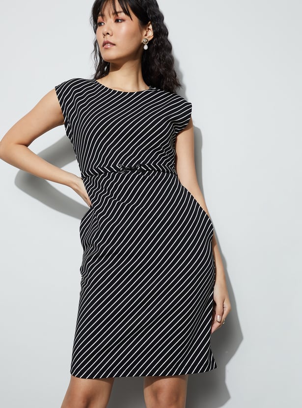 CODE CLASSIC Striped Sheath Dress