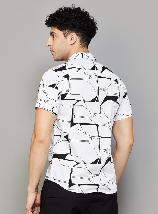SPYKAR Printed Regular Fit Shirt